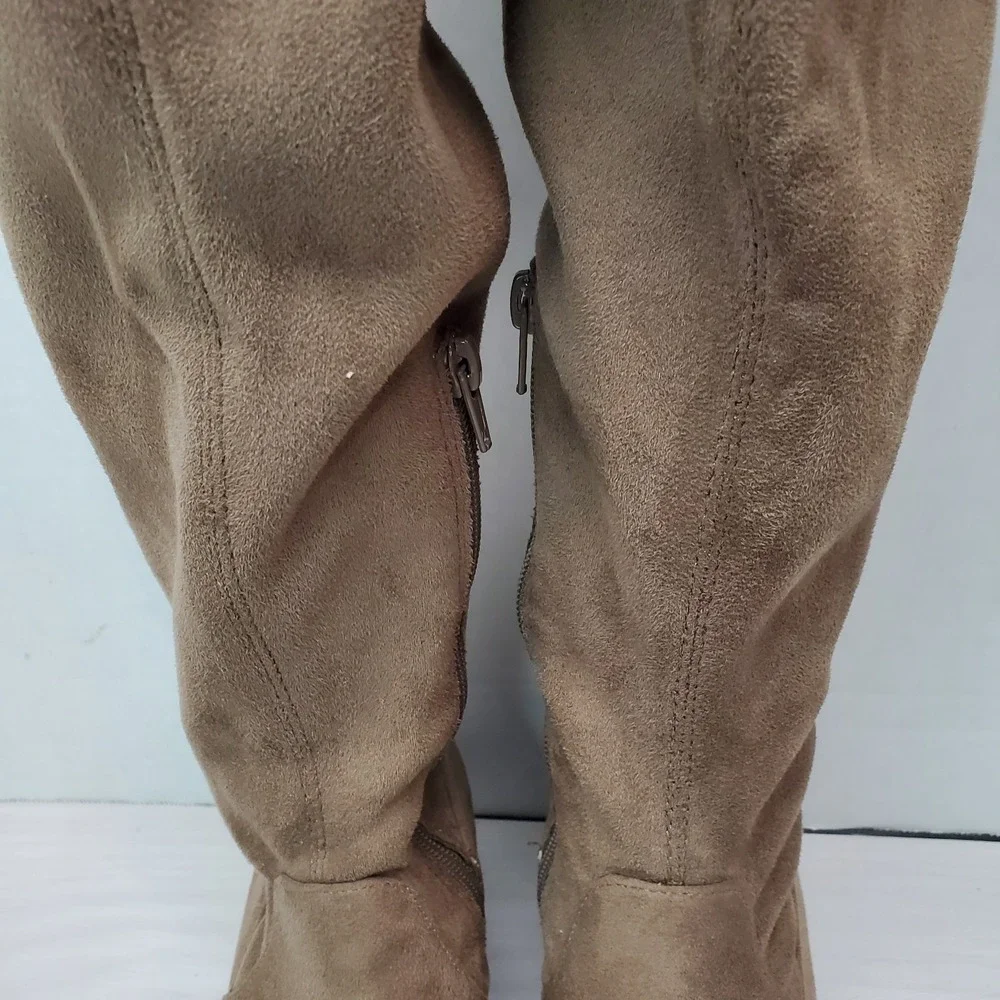 Madden NYC Tall Over The Knee Boots 6 M Fall Hippie Hipster Lagin Fast Shipping